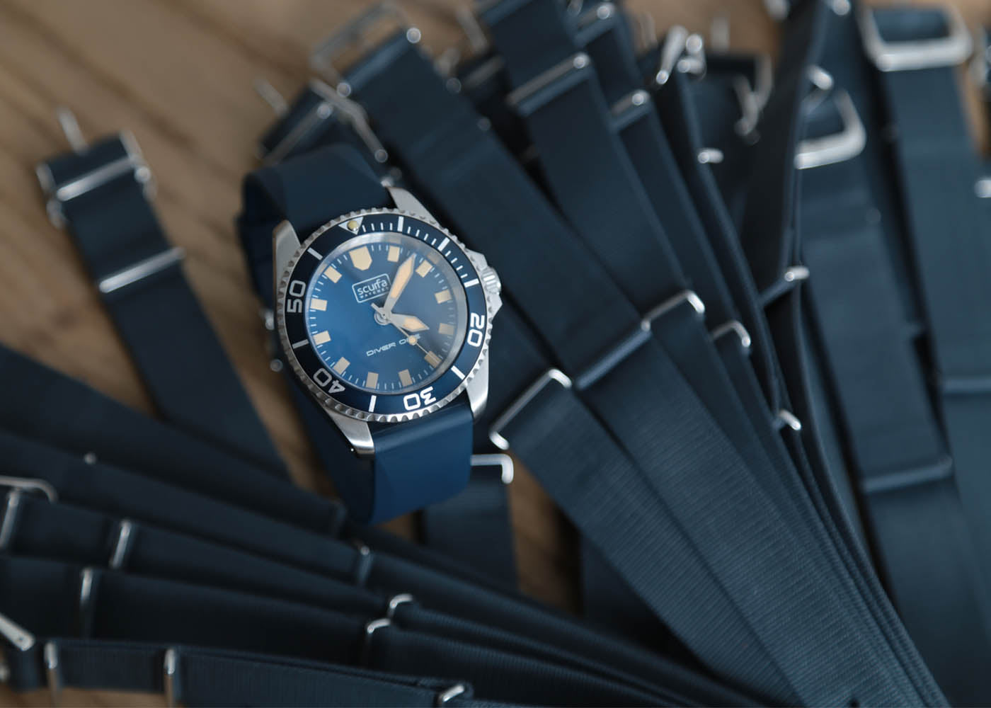Scurfa Diver One ND513RD (Blue Dial)