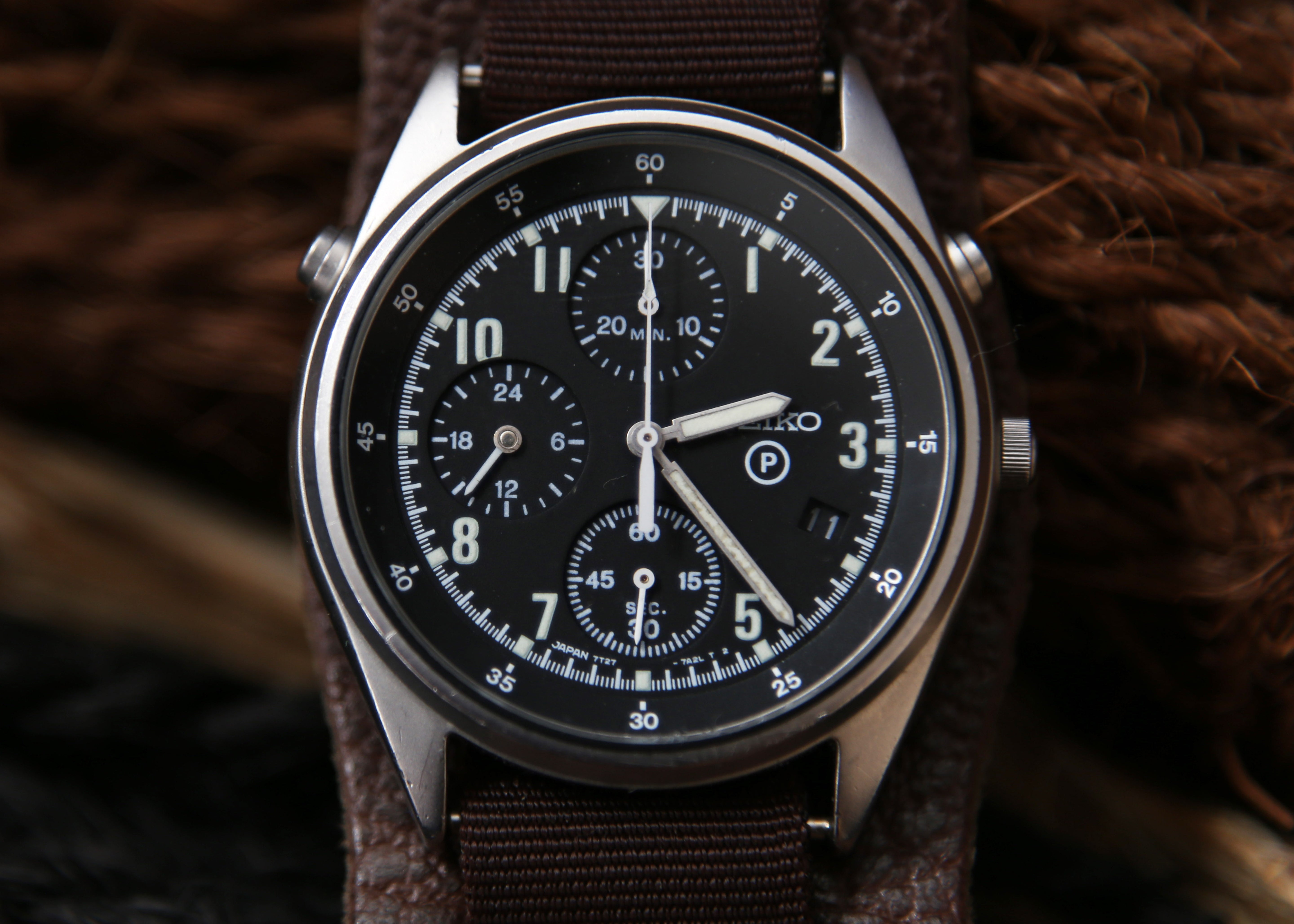 Seiko Gen 2 Pilots Chronograph Wristwatch #12