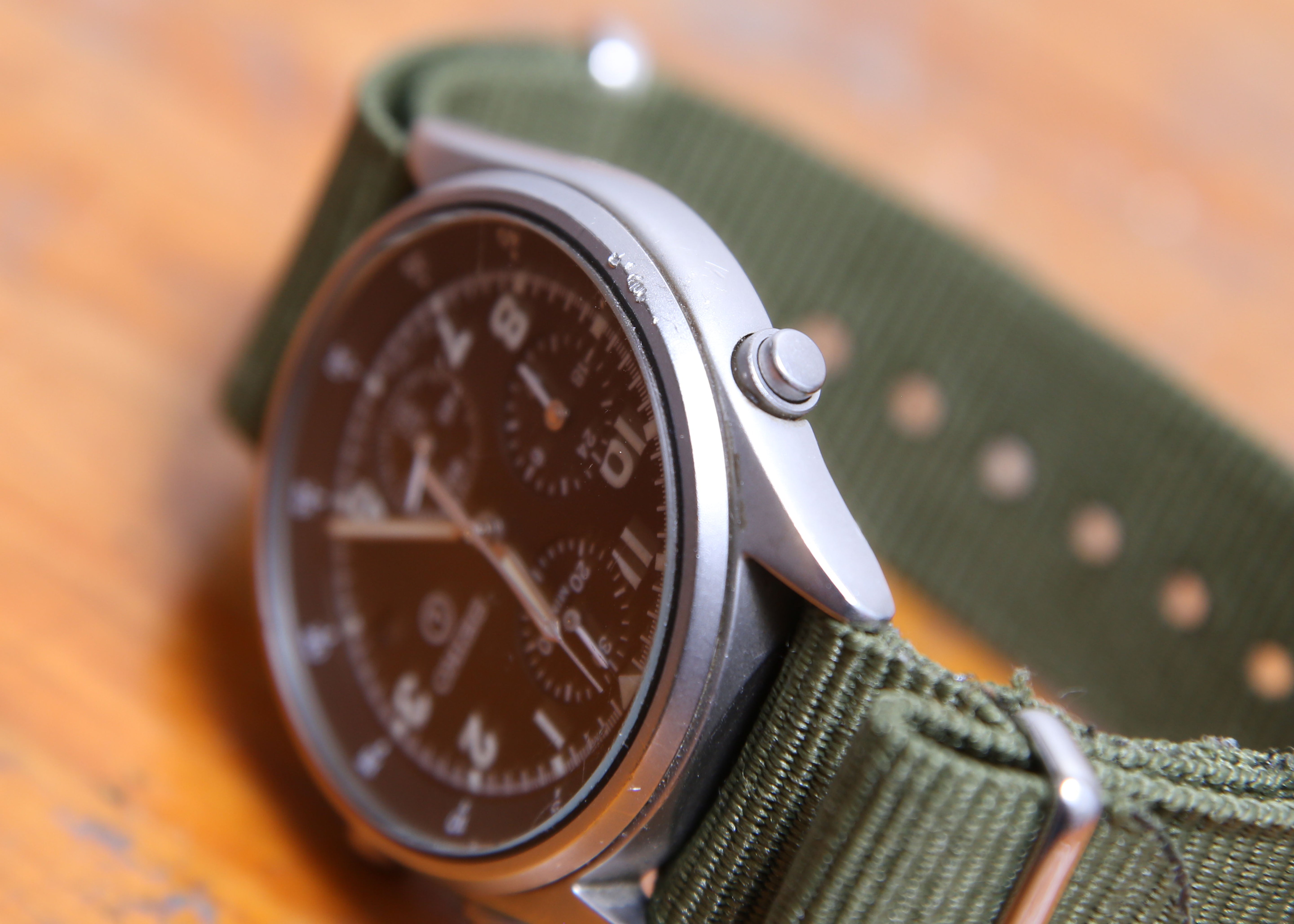 SEIKO RARE SWEDISH HELICOPTERS PILOT WATCH, EARLY 90's 7T27-7A20 A6 ISSUE #M3440-058010