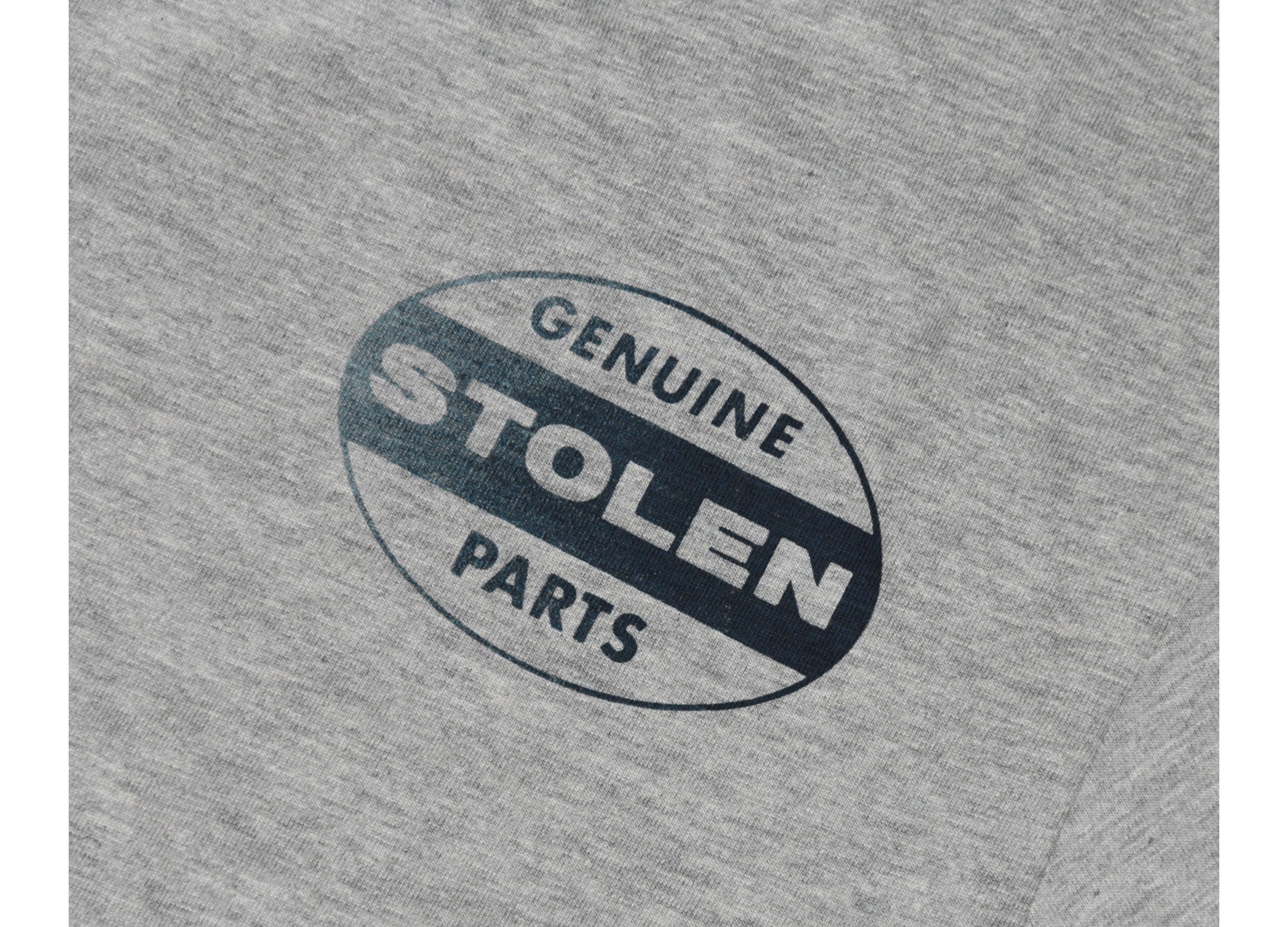 "STOLEN PARTS - POCKET SIZE" GREY
