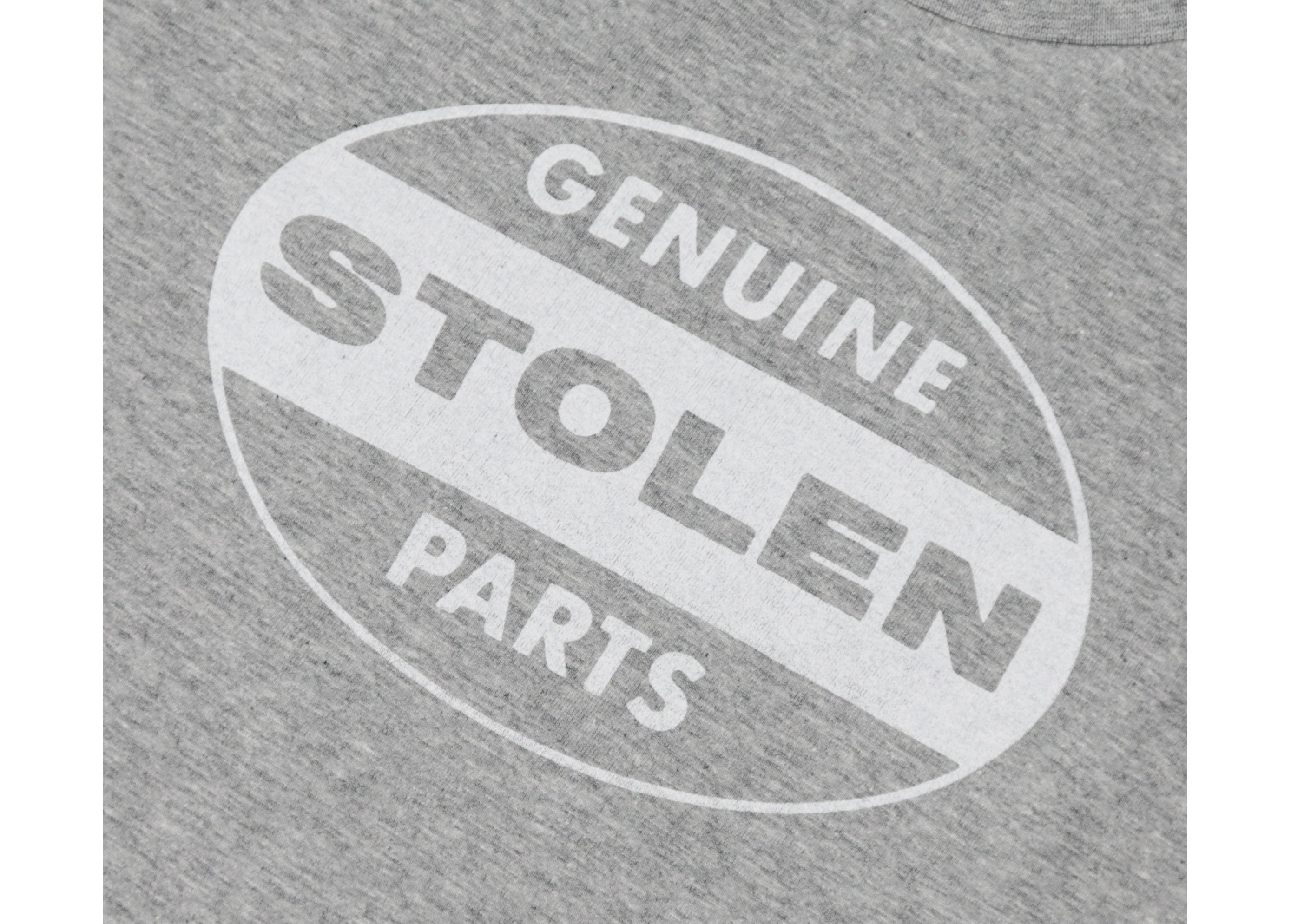 "STOLEN PARTS" T-SHIRT GREY