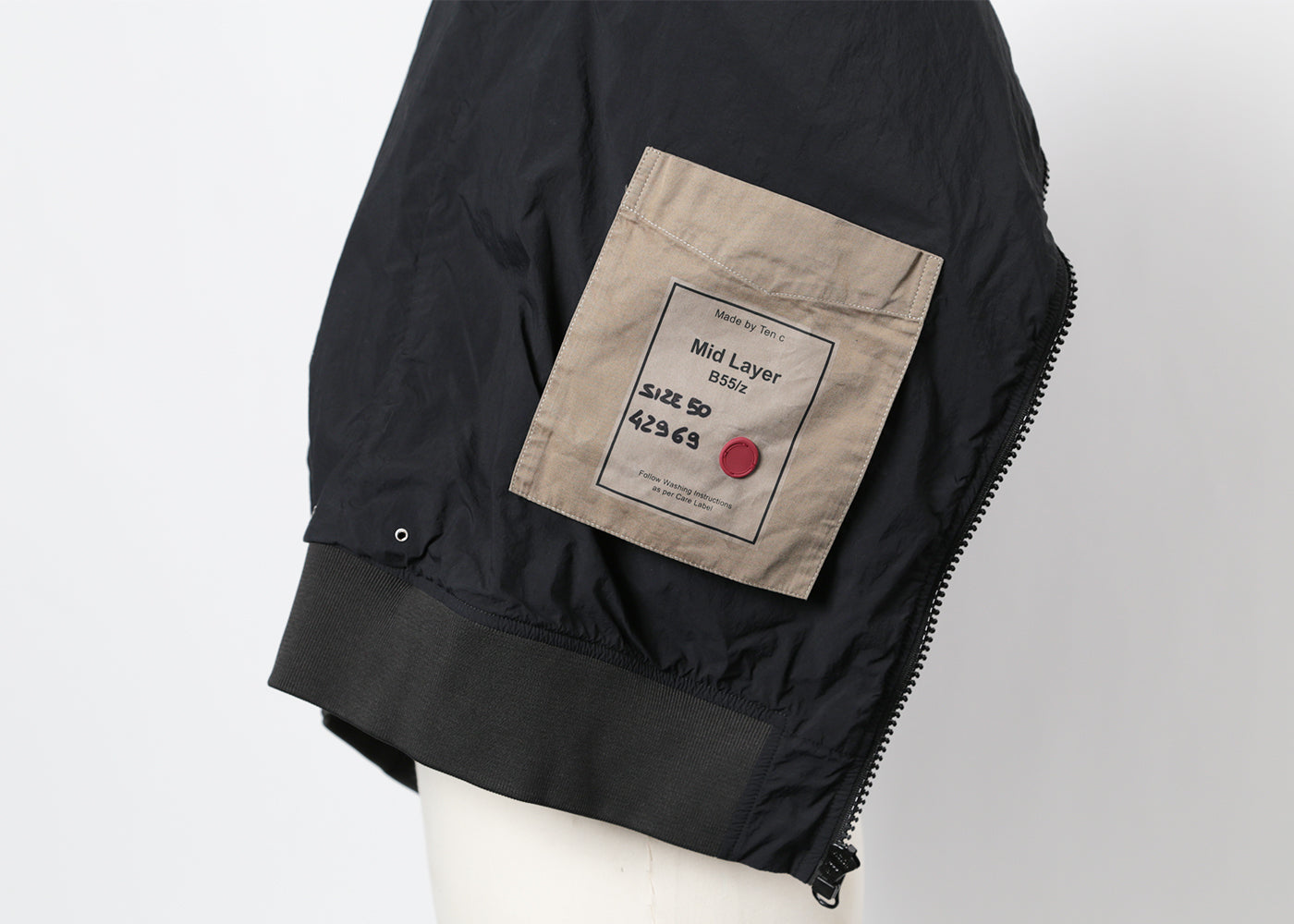 TEN C BLACK MID LAYER 1175