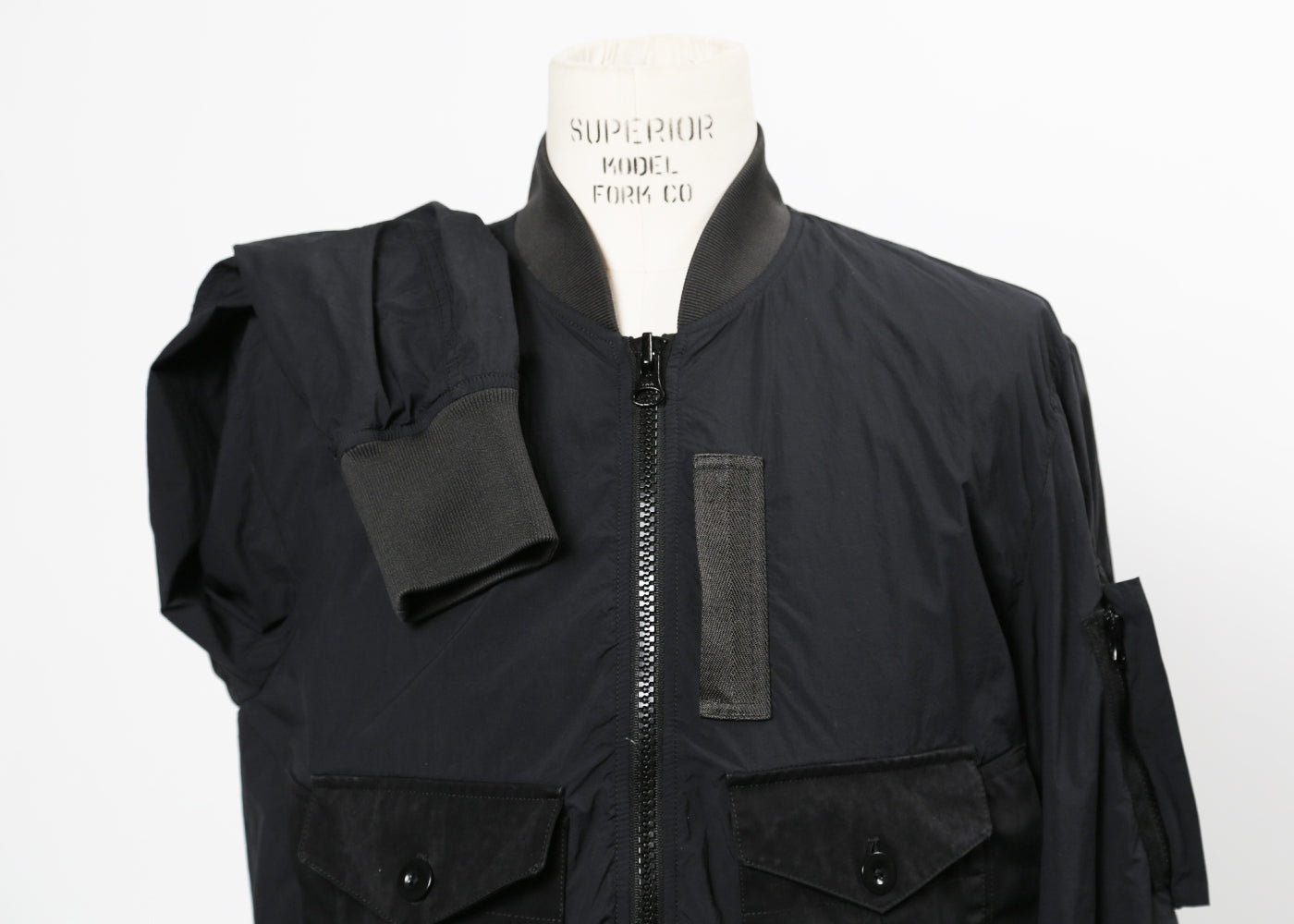 TEN C BLACK MID LAYER 1175