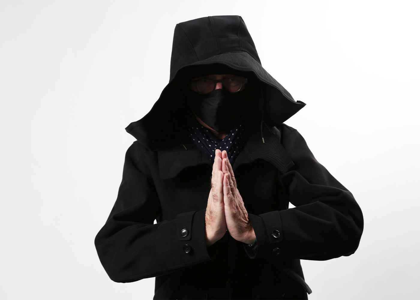 TEN C BLACK PARKA 4103