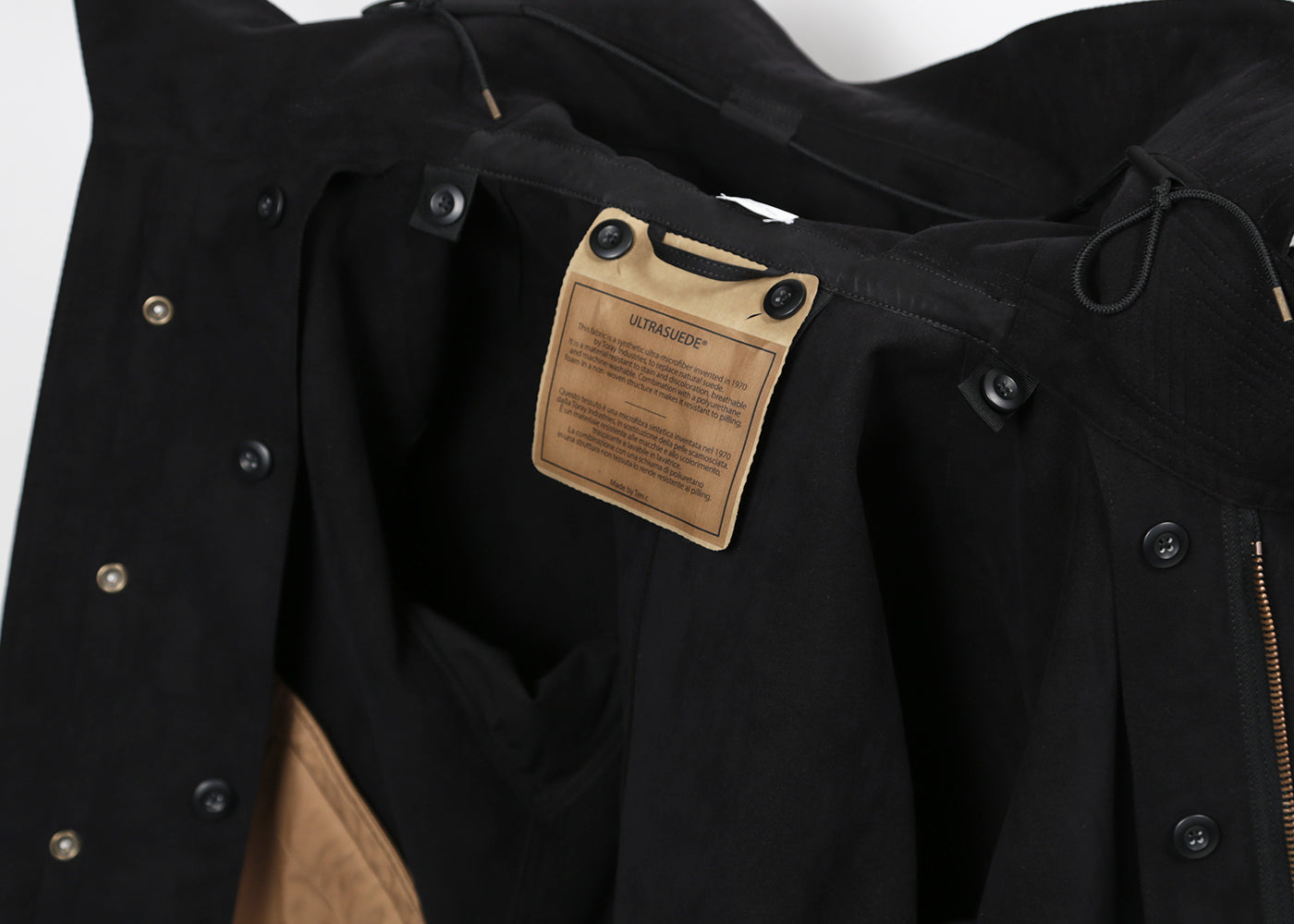 TEN C BLACK PARKA 4103