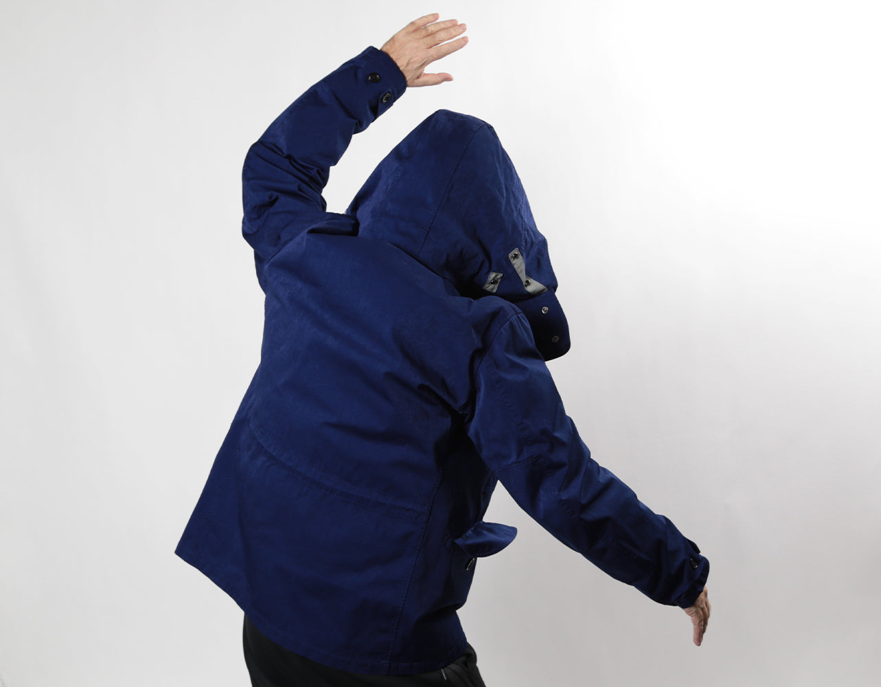 TEN C COBALT SNIPER JACKET W/ ORANGE LINER 4069/3113
