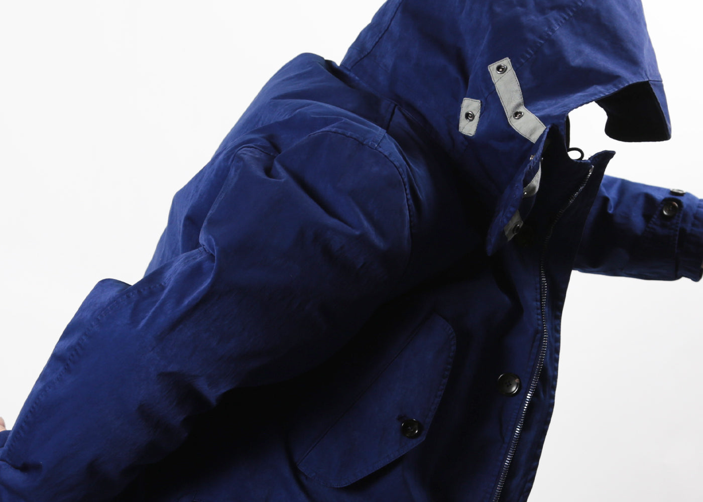 TEN C COBALT SNIPER JACKET W/ ORANGE LINER 4069/3113