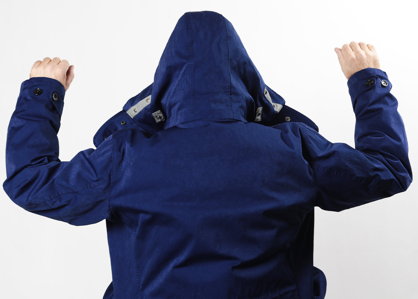 TEN C COBALT SNIPER JACKET W/ ORANGE LINER 4069/3113