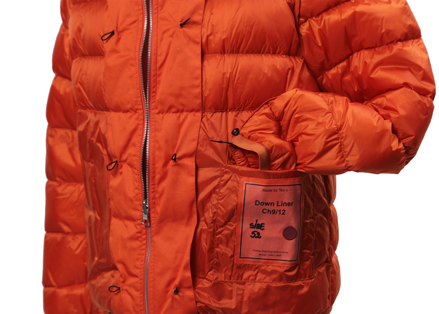 TEN C COBALT SNIPER JACKET W/ ORANGE LINER 4069/3113