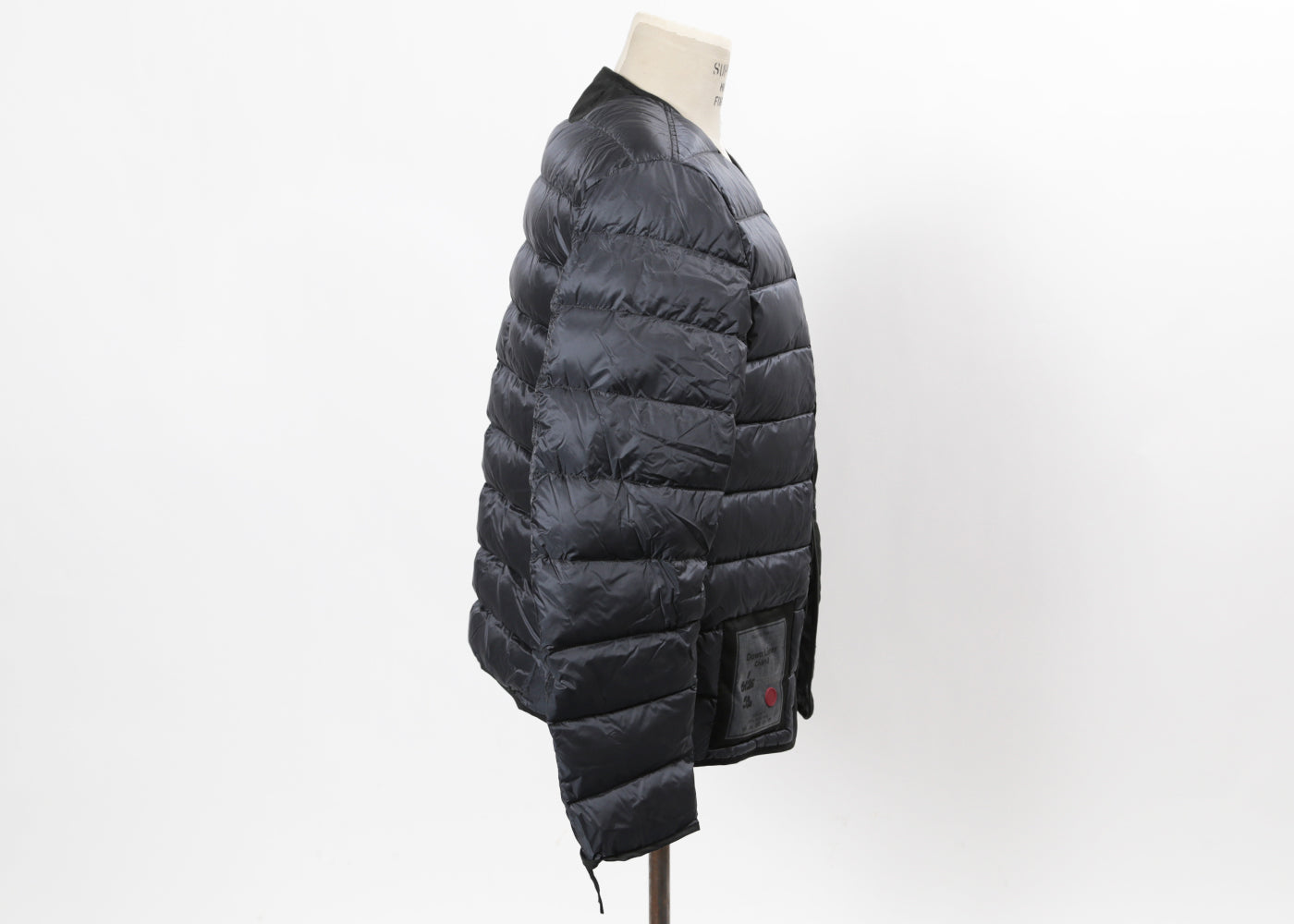 TEN C GREY SOOT NYLON DOWN LINER 3009