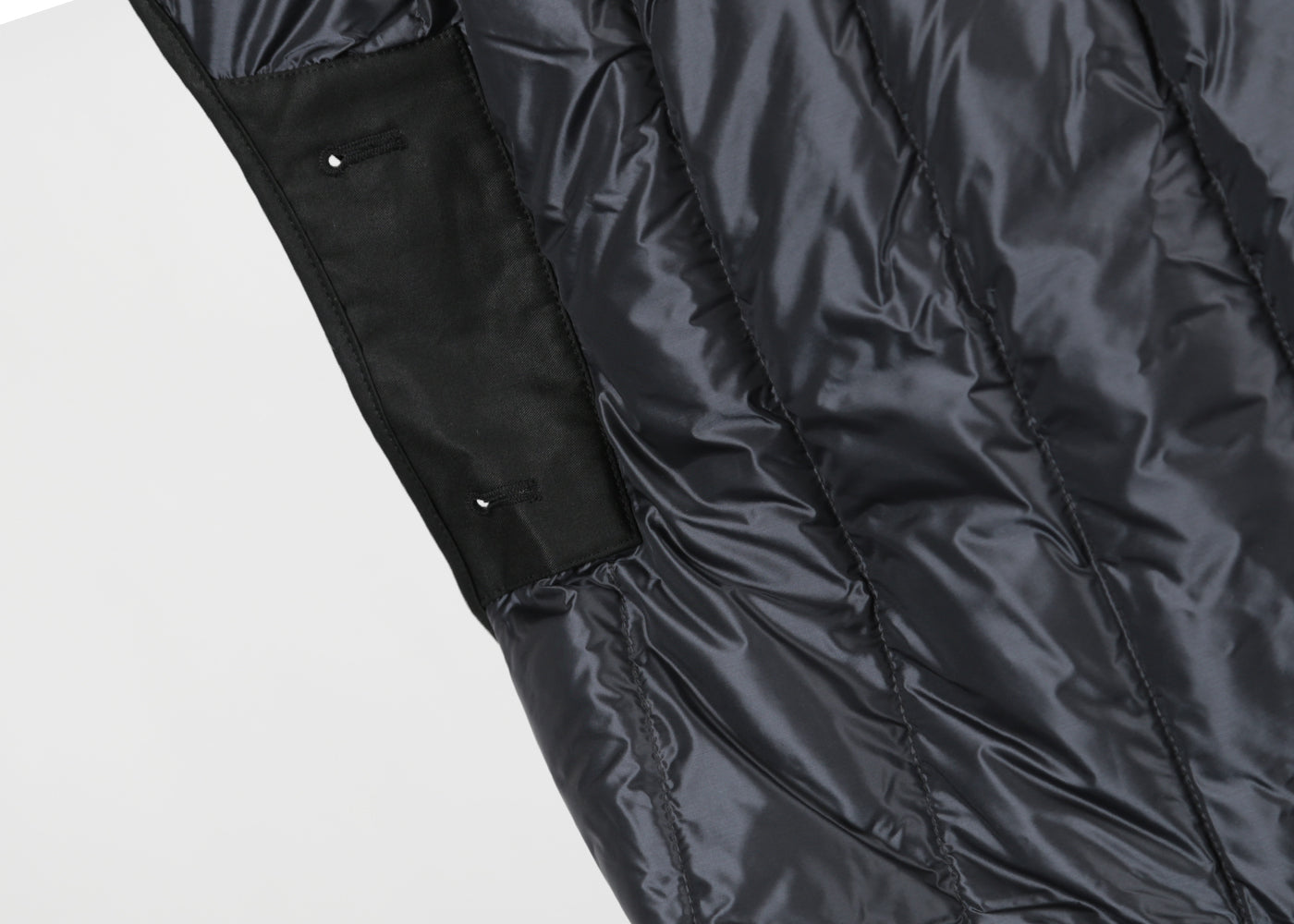 TEN C GREY SOOT NYLON DOWN LINER 3009