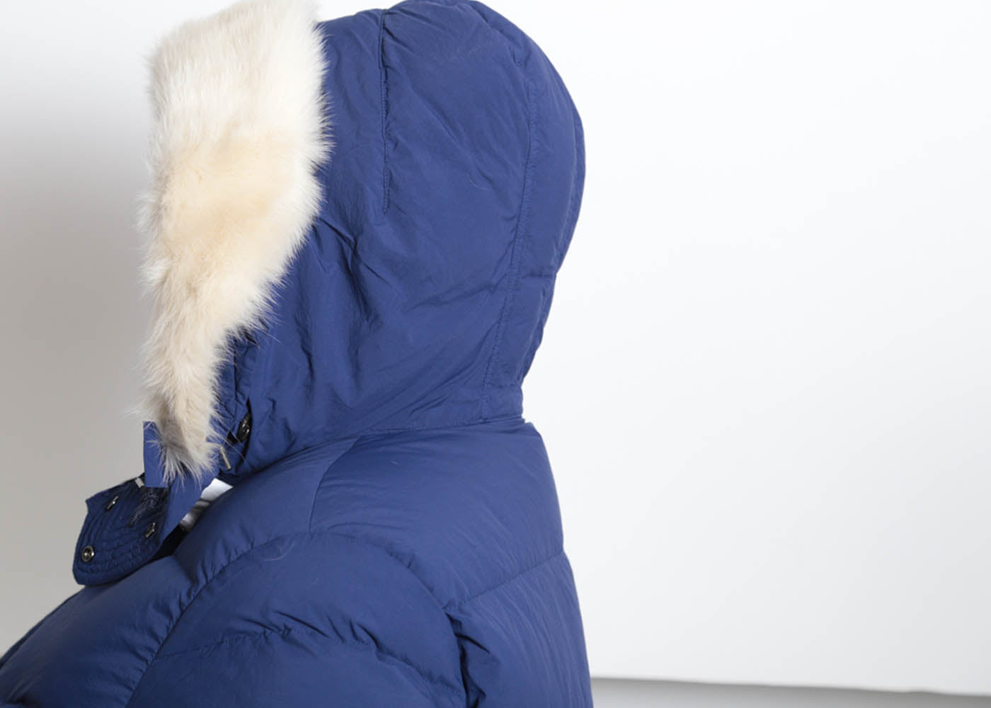 TEN C BLUE HEAVY DOWN PARKA 3049