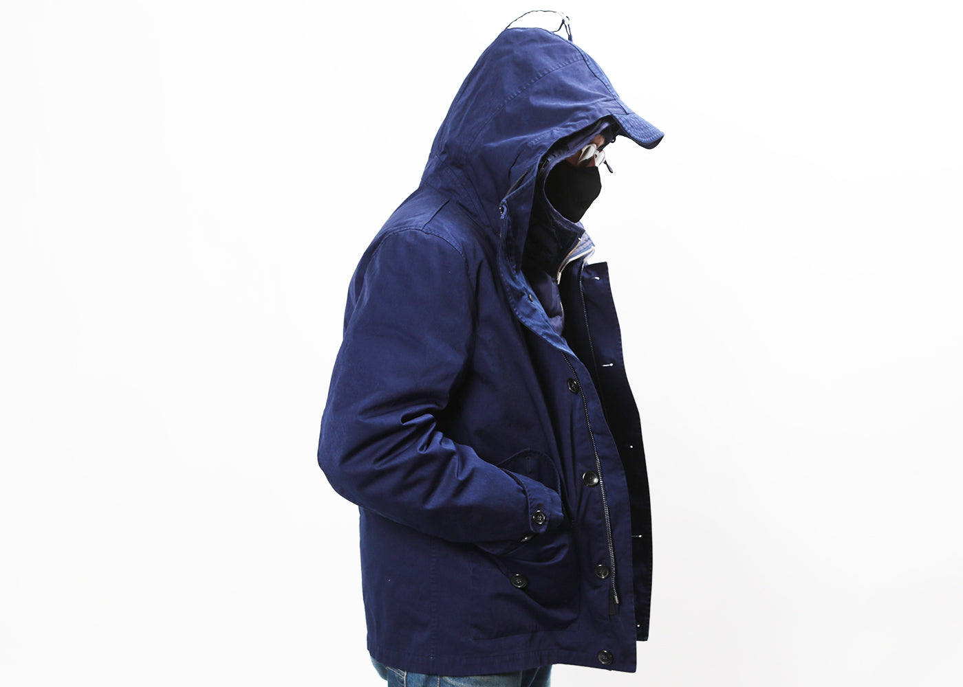 TEN C NAVY JACKET 4006 No Liner