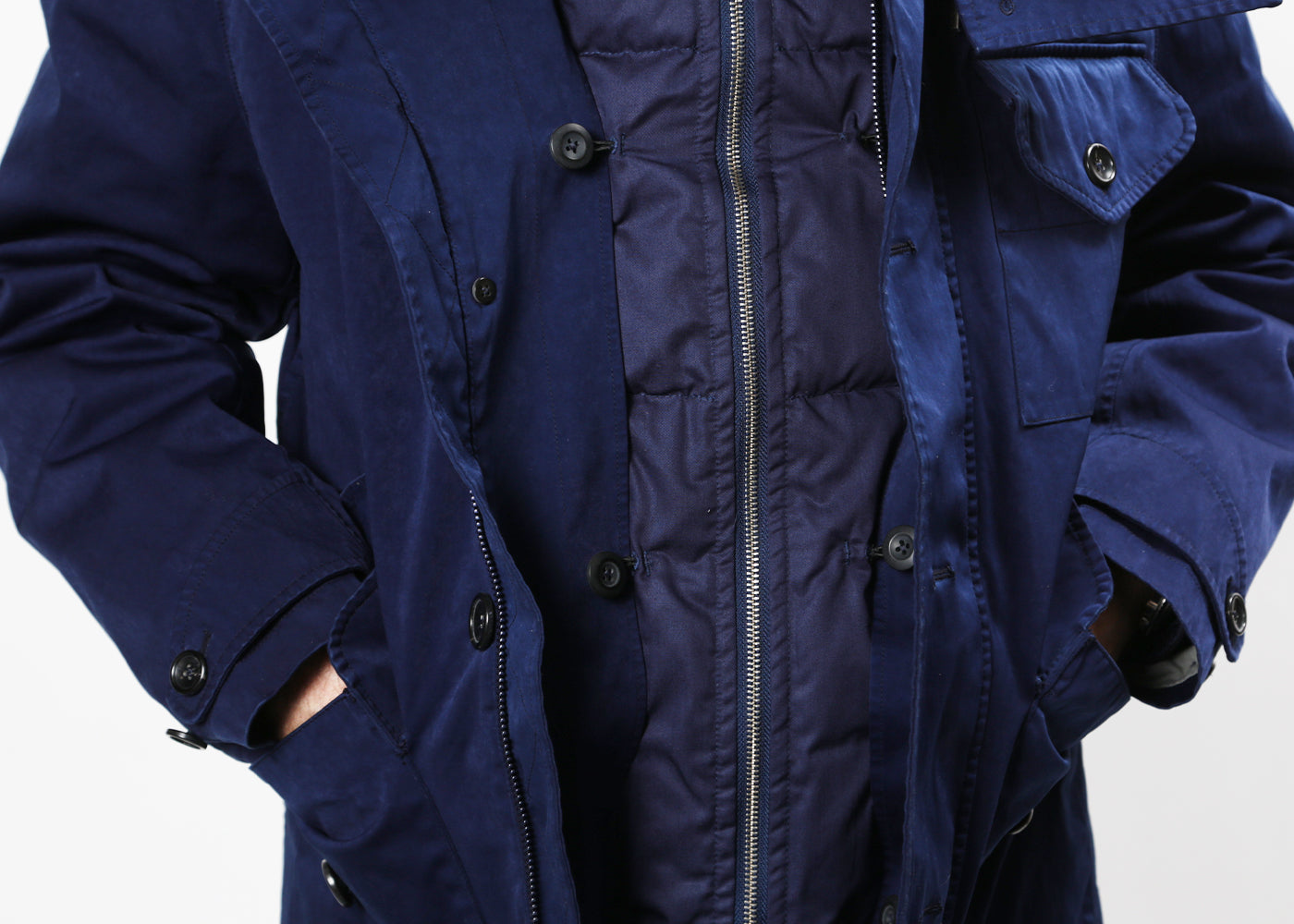 TEN C NAVY JACKET 4006 No Liner