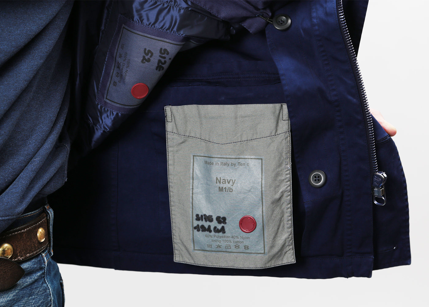 TEN C NAVY JACKET 4006 No Liner