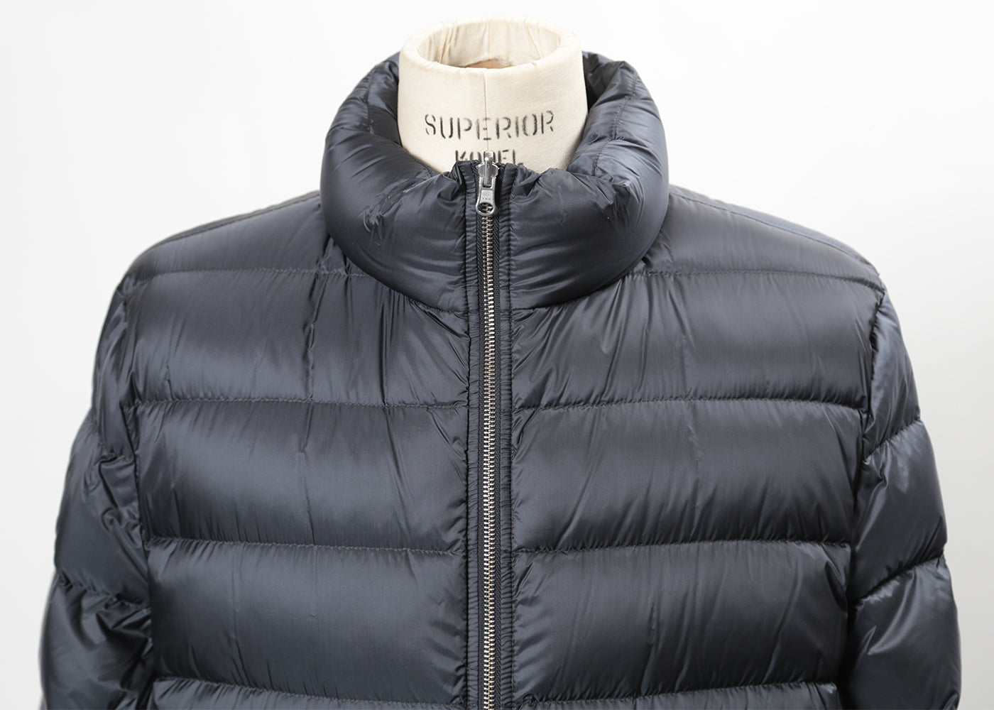 TEN C NAVY LONG SLEEVED DOWN LINER 3103