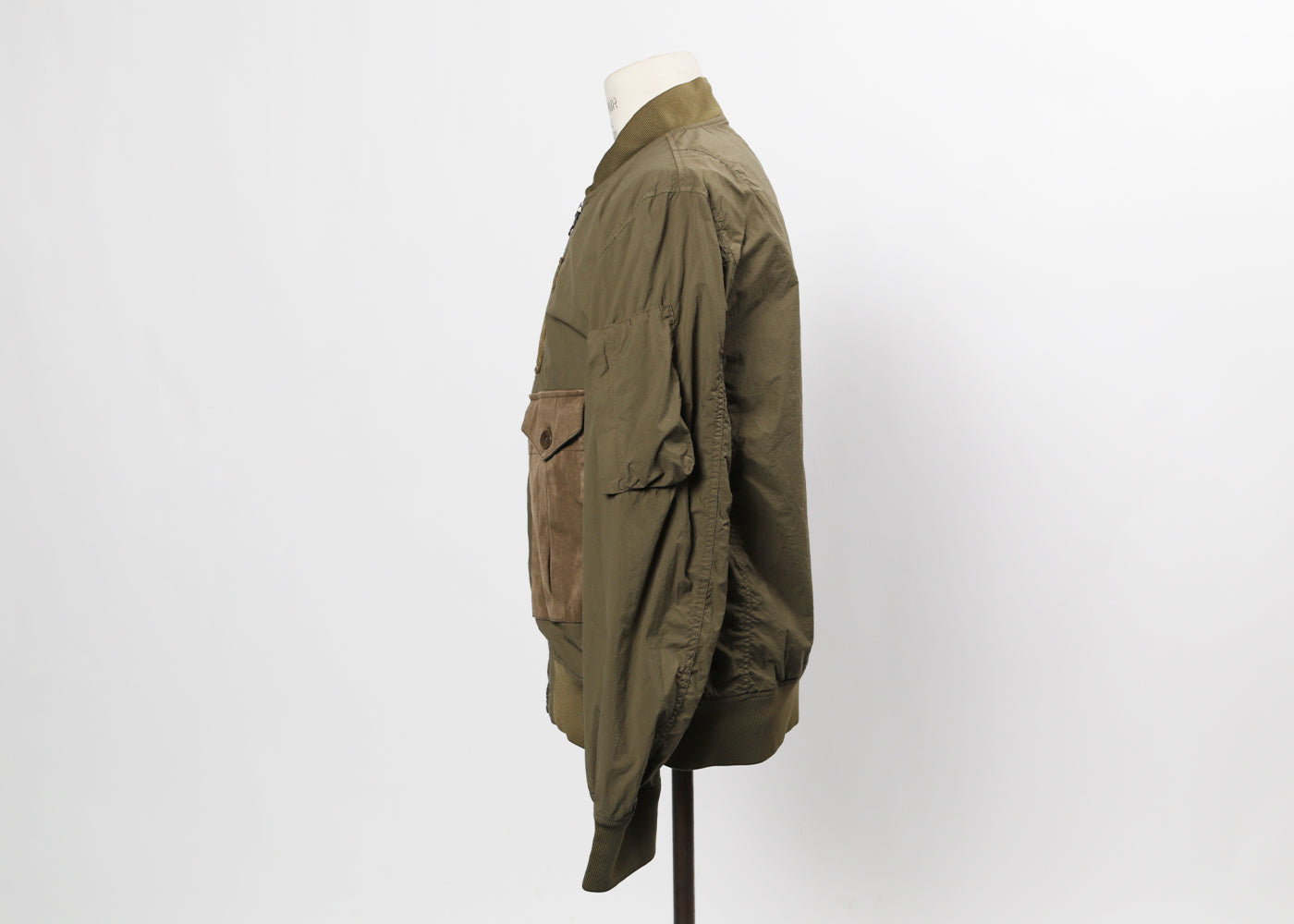 TEN C OLIVE MID LAYER 1175