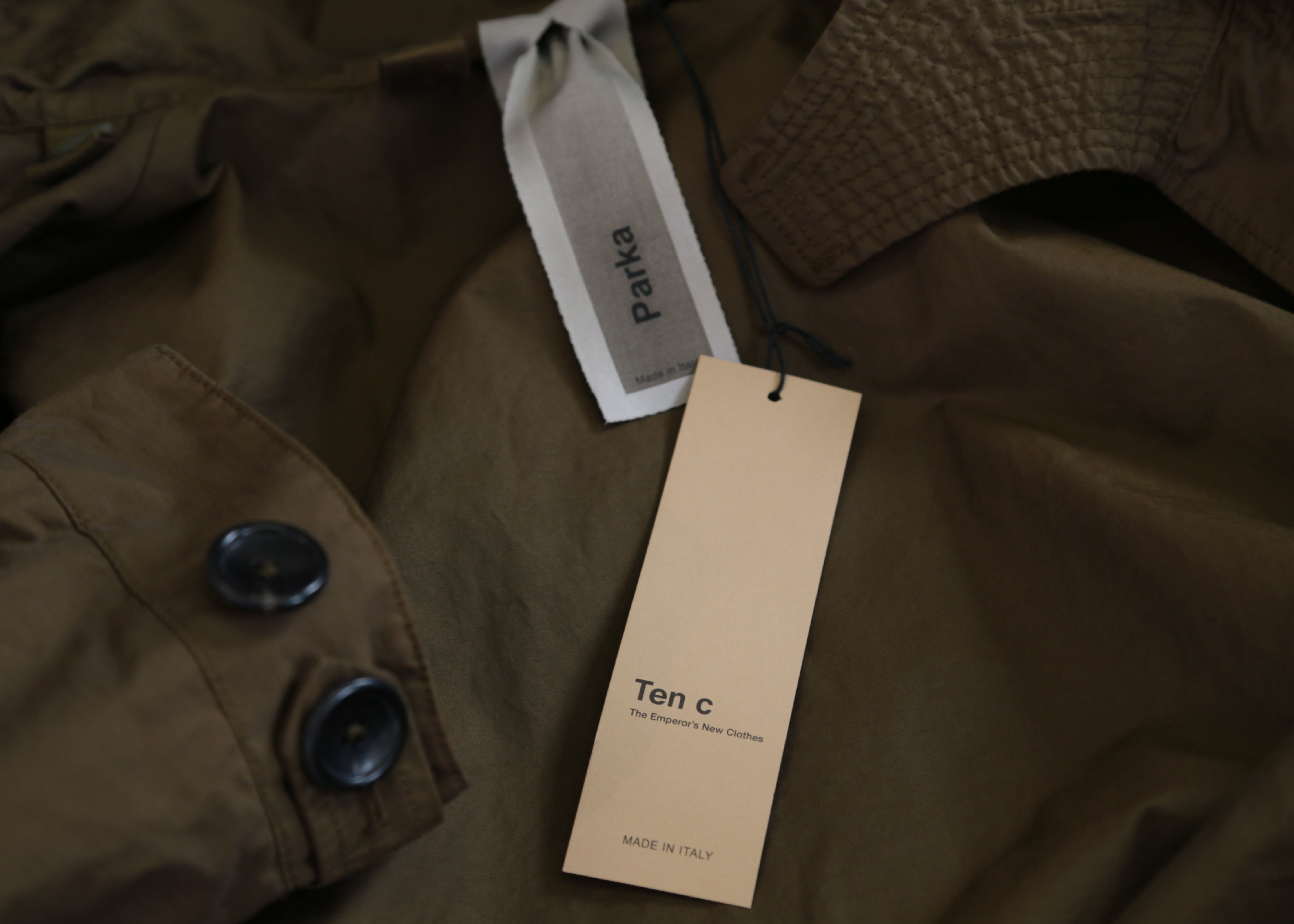 TEN C OLIVE PARKA 4076