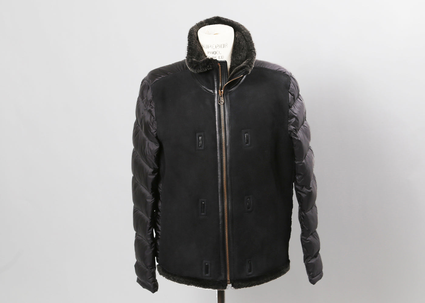 TEN C WOODLAND JACKET W/ BLACK SHEARLING LINER 5590/3092