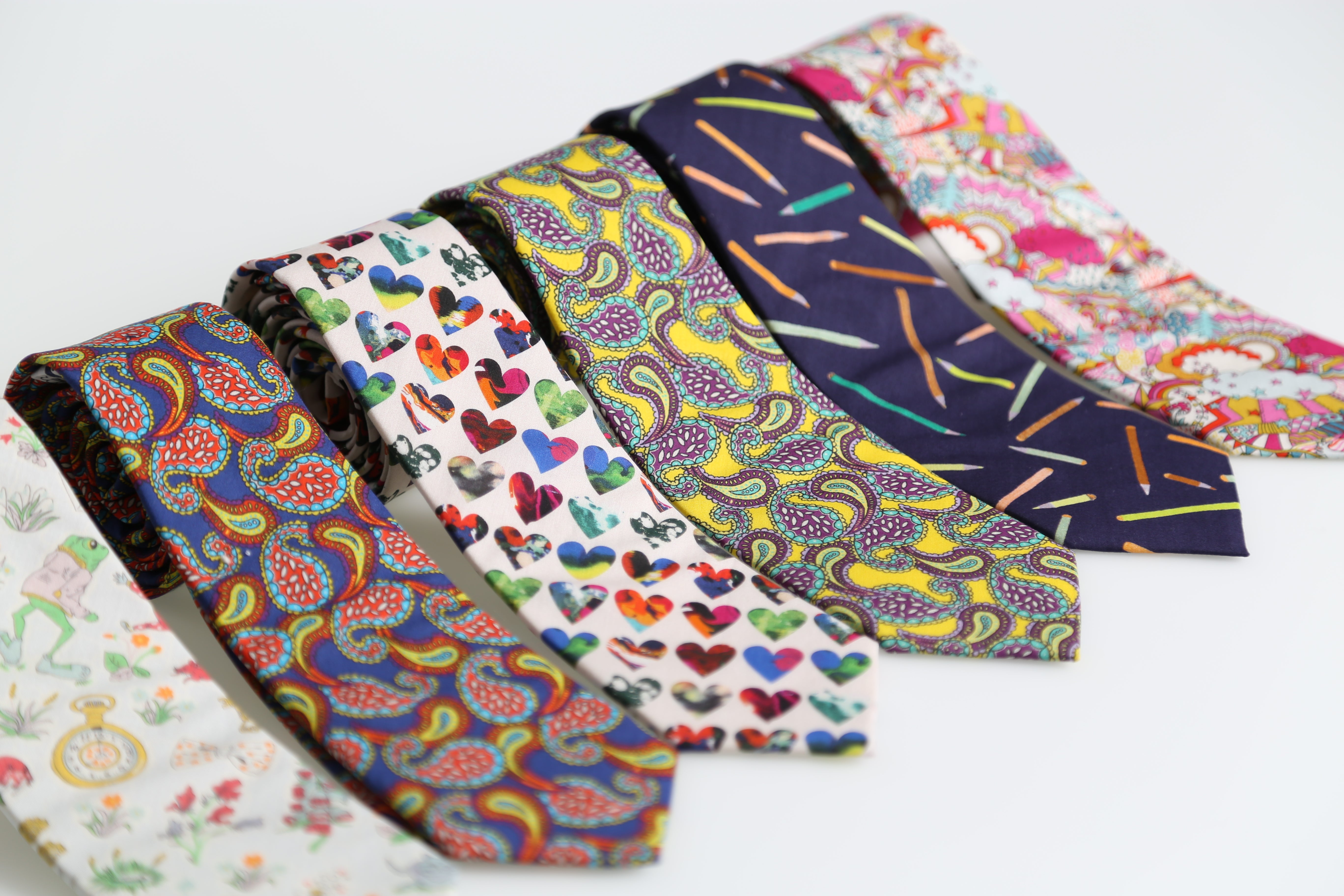 The London Town Tie Yellow Paisley