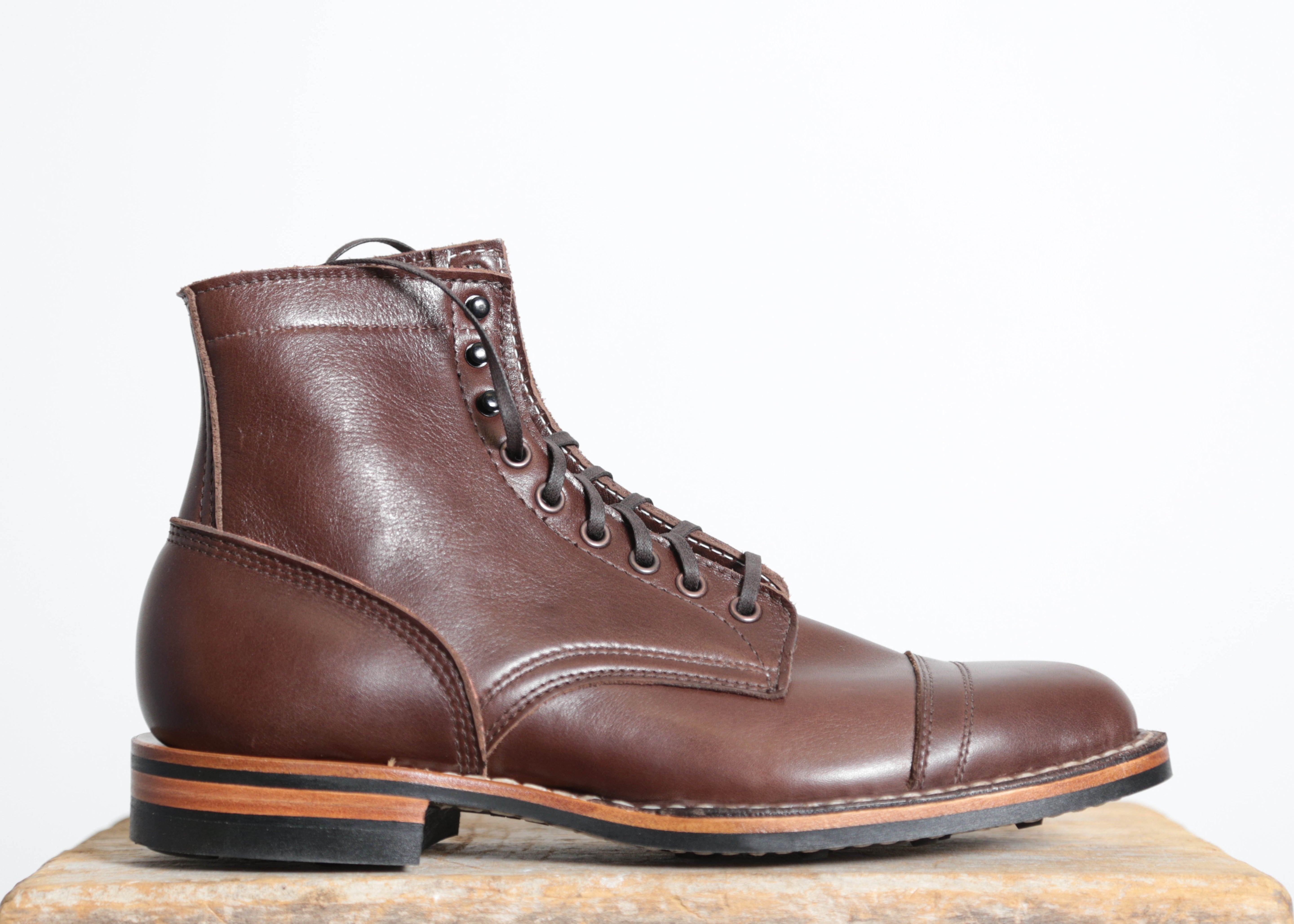 White's MP Service Boot - TOE CAP BROWN