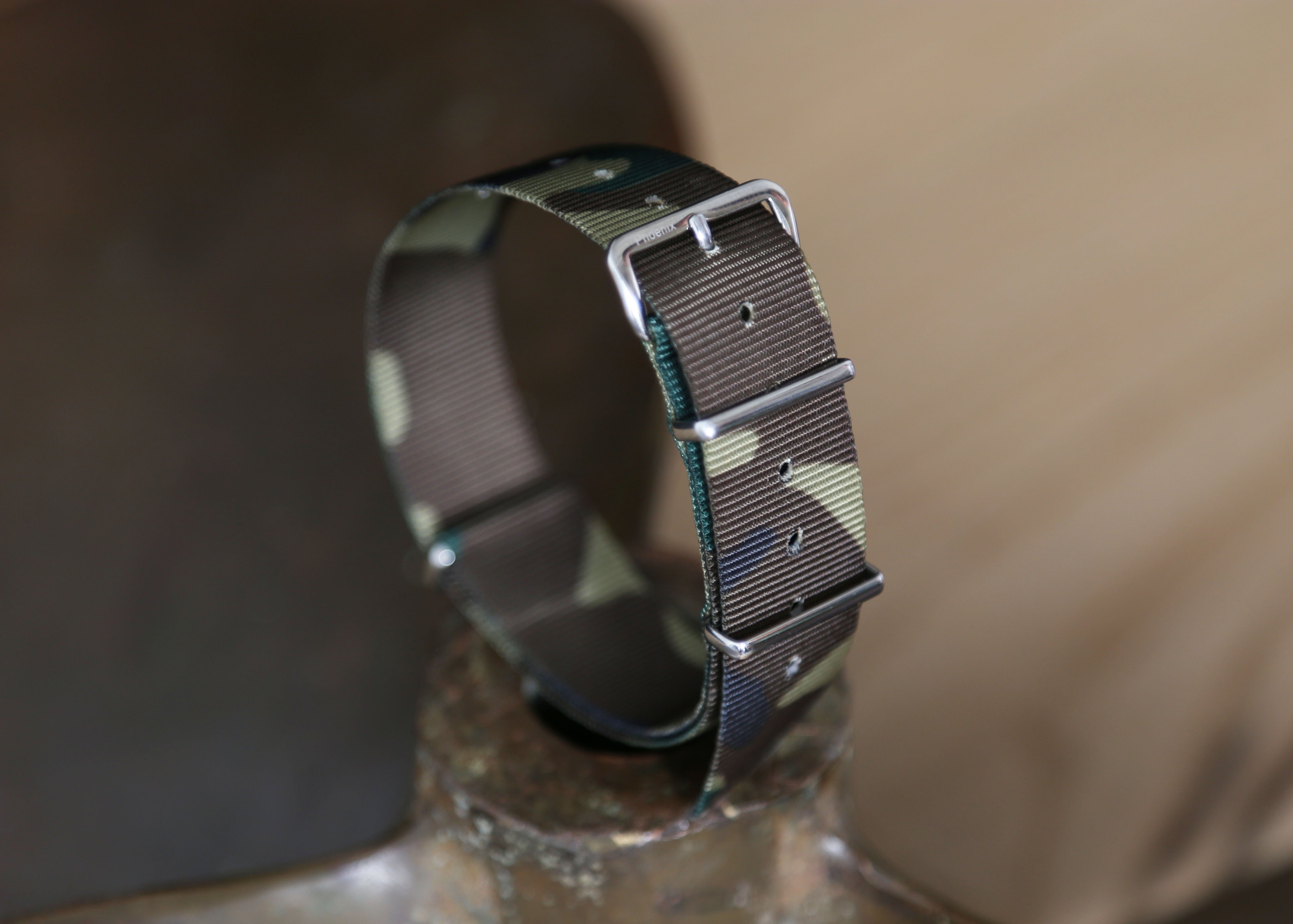 Woodland Camo NATO Military Watch Strap