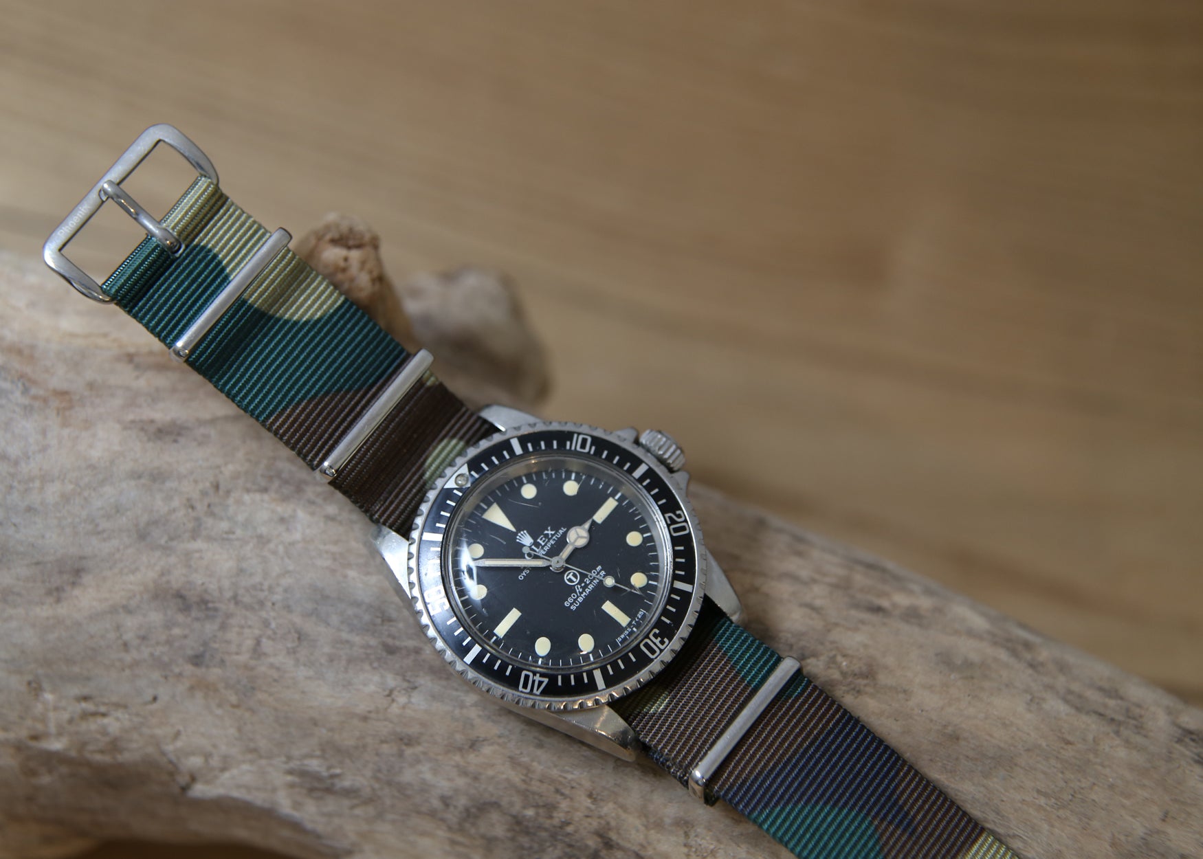 Woodland Camo NATO Military Watch Strap