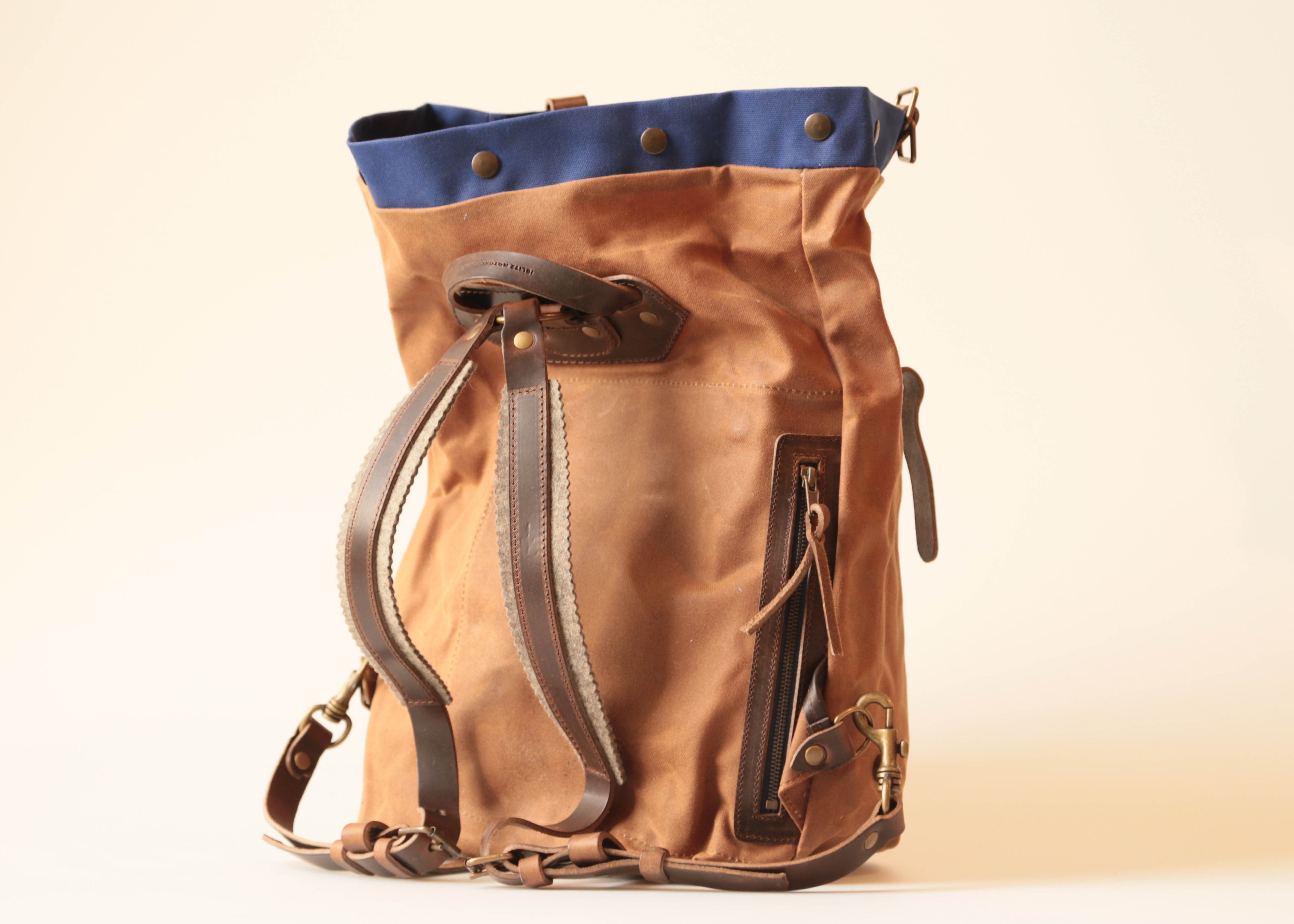 SCOUT BLITZ MOTORCYCLES BACKPACK camel